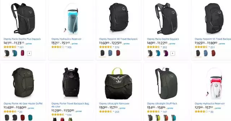 美國線上市場最受歡迎的戶外用品品牌及熱賣品TOP30